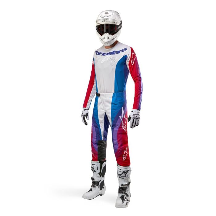 Alpinestars 2024 Techstar Pneuma Crosspak Blauw / Rood / Wit