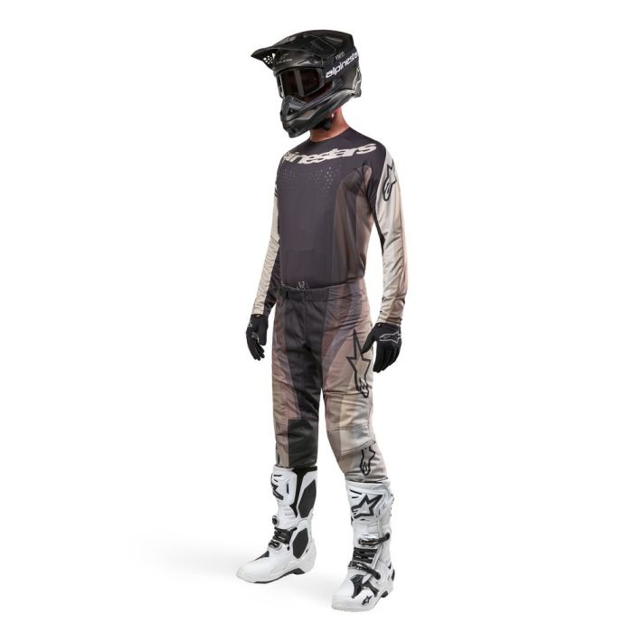 Alpinestars 2024 Techstar Pneuma Crosspak Donker Zand / Iron / Licht Bruin / Grijs