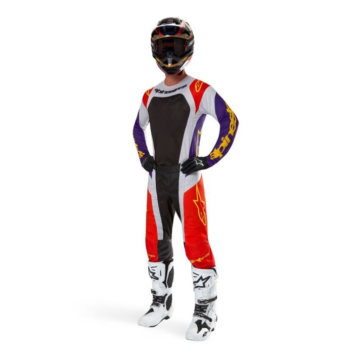 Alpinestars 2024 Techstar Ocuri Crosspak Oranje / Paars / Zwart