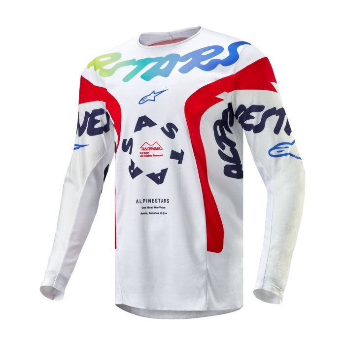 Alpinestars 2024 Racer Hana Crossshirt Wit / Rood