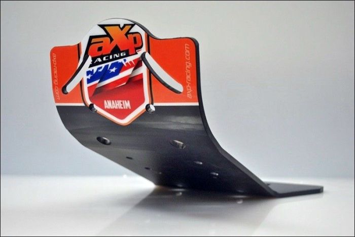 AXP Skidplate Anaheim Zwart / Oranje SXF250/350 11-15