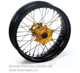 Haan Wheels 16,5"x3,50 Achterwiel SM (Zwart / Goud) Yamaha YZ250F YZ450F 2003-2013