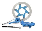 Beringer Top Race Brake System 16" Wiel Aerotec Axiale 4 Zuiger Blauw Yamaha YZ125 YZ250 YZ250F YZ450F 2008-2019 YZ250FX 2015-2019 YZ250X YZ450FX 2016-2019