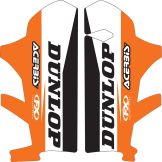 Factory Effex Voorvorkbeschermers Stickers KTM EXC125 EXC200 EXC250 EXC300 SX125 SX250 2008-2014 EXC400 2009-2011 EXC450 2009-2014 SX144 SX450 2008