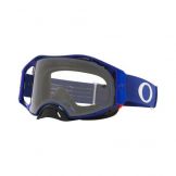 Oakley Airbrake MX Moto Crossbril Blauw / Wit (Lens: Helder)