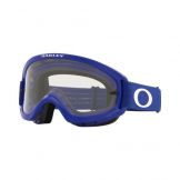 Oakley XS O Frame 2.0 Pro MX Moto Crossbril Blauw / Wit (Lens: Helder)