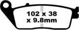 EBC Organic Base "FA" Brake Pads