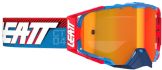 Leatt Velocity 6.5 Crossbril Blauw / Rood (Lens: Iriz Rood)