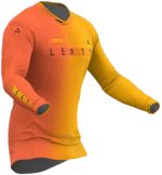 Leatt 2024 Moto 5.5 UltraWeld Crossshirt Citrus Oranje / Geel / Zwart