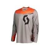 Scott 2021 Jeugd 350 Dirt Crossshirt Grijs / Oranje maat XL