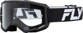 Fly Racing Focus Jeugd Crossbril Zwart / Wit 