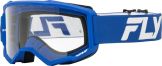 Fly Racing Focus Jeugd Crossbril Blauw / Wit 