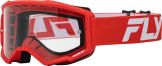 Fly Racing Focus Jeugd Crossbril Rood / Wit 