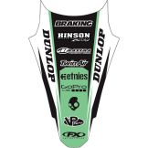 Factory Effex Achterspatbord Sticker Kawasaki KX100 1990-2013 KX80 1990-2000 KX85 2001-2013