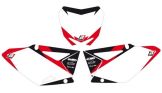 Blackbird Geprinte Nummerplatenset Suzuki RM-Z450 2008-2017 Wit