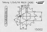 Esjot Voortandwiel Kawasaki KX60 1998-2004 KX65 2000-2022 KX80 1996-2000 KX85 2001-2022