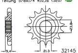 Esjot Voortandwiel Honda CR250 1988-2007 CRF450R 2002-2023 CRF250R 2022-2023