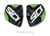 Sidi CF2 shin plate Black-Green Fluo (132)