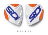 Sidi CF2 shin plate White-Orange Fluo-Blue (132)