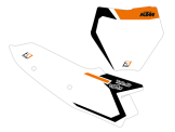 Blackbird Geprinte Nummerplatenset KTM SX125 SX250 SX300 SXF250 SXF350 SXF450 2023