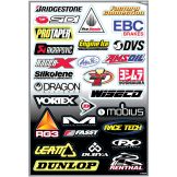 Factory Effex Sponsor Logo's Stickersheet D