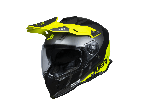 Just1 2023 J-39 Pro Outerspace Allroad Helm Wit / Fluor Geel / Zwart