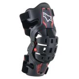 Alpinestars Bionic 5S Jeugd Kniebeschermers Zwart / Rood maat One Size