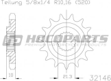 Esjot Voortandwiel Suzuki RMZ450 2008-2014 RMX450Z 2010-2012