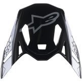 Alpinestars 2024 S-M10 Carbon Meta2 Helmklep Zwart / Grijs