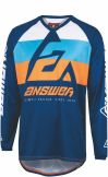 Answer 2023 Syncron CC Crossshirt Blauw / Oranje / Zwart maat S