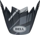 Bell 2024 Moto 9 Flex Banshee Helmklep Satin Zwart / Zilver