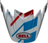 Bell 2024 Moto 9 Flex Banshee Helmklep Wit / Rood