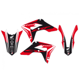 Blackbird Racing Stickerset Dream 4 met Buddyovertrek Honda CRF250 Rally CRF250F CRF250RX CRF450L 2019 CRF250L CRF250R 2018-2019 CRF250L Rally 2018 CRF450R CRF450RX CRF450X 2017-2019