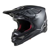 Alpinestars 2024 Supertech S-M8 Solid Crosshelm Mat Zwart