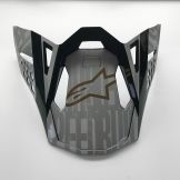 Alpinestars 2024 S-M10 Alloy Helmklep Mat & Glossy Zilver / Zwart / Goud