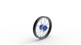 Kite Elite Achterwiel 14x1.40 Blauwe Naaf / Zwarte Velg KTM SX65 2008-2016