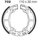 EBC Grooved G Series Remschoenen Kawasaki KDX200 1983-1988 KX125 1983-1985