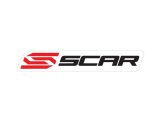 Scar Sticker 120x22mm Rood / Zwart