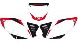 Blackbird Geprinte Nummerplatenset Honda CRF250R 2004-2005 Wit