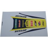 Factory Effex Achterspatbord Sticker Husqvarna FC250 FC350 FC450 TC125 TC250 2019