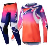 Alpinestars 2025 Stella Fluid Wurx Dames Crosspak Multicolor Blauw / Paars / Roze / Rood / Wit