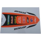 Factory Effex Achterspatbord Sticker KTM EXC250 EXC300 SX125 SXF450 2019