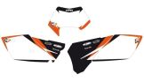 Blackbird Geprinte Nummerplatenset KTM EXC125 EXC200 EXC250 2005-2007 SX125 SX125 2004-2005 SX125S 2004-2006 SX200 2004