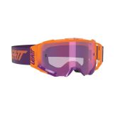 Leatt 2021 Crossbril Velocity 5.5 Fluor Oranje / Paars (Lens Iriz Paars)