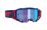 Leatt 2021 Crossbril Velocity 5.5 Royal Blauw / Rood (Lens Iriz Blauw)
