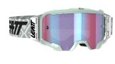 Leatt 2021 Crossbril Velocity 5.5 Wit / Zwart (Lens Iriz Blauw)