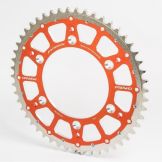 Mino Fusion Achtertandwiel Aluminium / Staal 420 SX65 98-.. Oranje