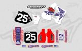 Outlaw Racing Honda Of Troy 1995 Replica Stickerset Honda CR125 1991-1992 CR250 1990-1991