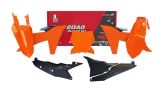 R-Tech 5-Delige Plastickit KTM SX125 SX250 SX300 SXF250 SXF350 SXF450 2024 Oranje / Zwart