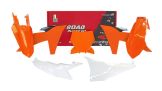 R-Tech 5-Delige Plastickit KTM SX125 SX250 SX300 SXF250 SXF350 SXF450 2024 Oranje / Wit